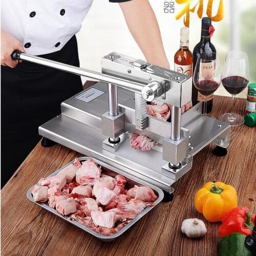 Commercial Manual Bone Saw Machine Stainless Steel Meat Cutting Machine Cutting Pork Knuckle Ribs