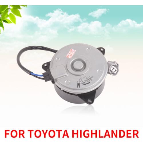 CAPQX Auto A/C Condenser Cooling Fan Motor FOR TOYOTA HIGHLANDER 2GRFE GSU45 2009 2010 2011 2012 16363-0P210 168000-9220
