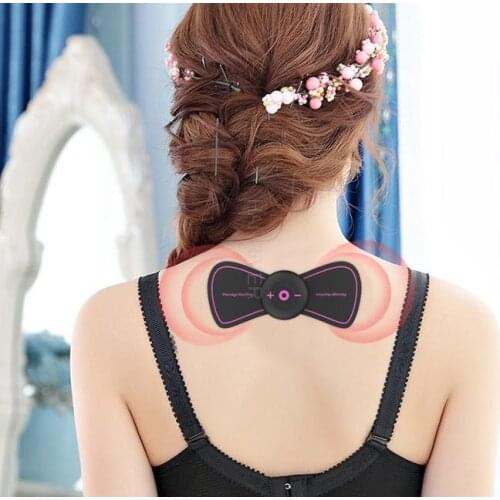 Neck massager body silicone Mini massager neck and shoulder massage paste multi-functional pulse shoulder and neck massager