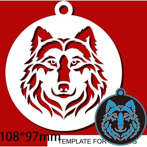 Metal Cutting Dies WOLF new for decoration card DIY Scrapbooking stencil Paper Craft Album template Dies 108*97mm