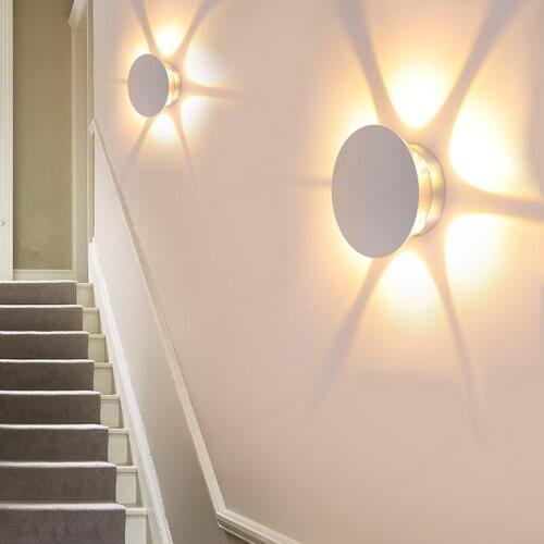 Surface Mounted 6W 8W LED Wall Light Round style indoor Wall Lamp For corridor bedroom living room