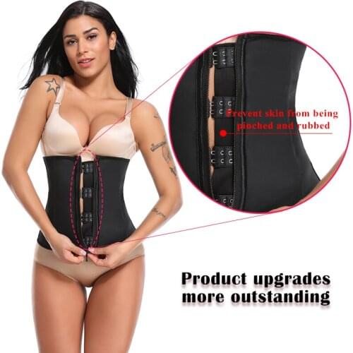 NEW Corset Body Shaper Latex Waist Trainer Zipper Underbust Slim Tummy Waist Cincher Slimming Briefs Shaper Belt Shapewear Women