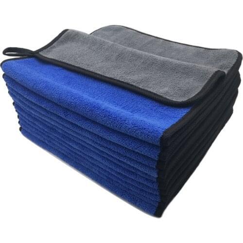5 Pcs Microfiber Car Cleaning Cloths, Ultra-Thick Car Drying Towel Microfiber Cloth for Car and Home Polishing Washing Detailing
