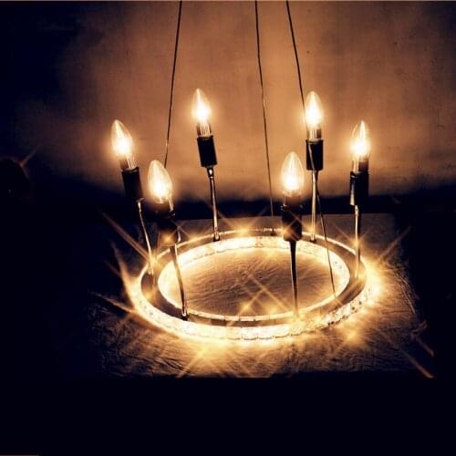 LED Pendant Light Fashion Crystal Bedroom lamp Hall Pendant lamps modern crystal lighting LED energy-saving lamps