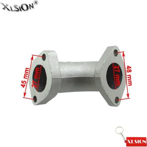 XLSION Aftermarket 27mm Intake Pipe ZL-174 For 125cc 140cc 150cc 160cc Pit Dirt Bike DHZ, SSR, Piranha, Pitster Pro