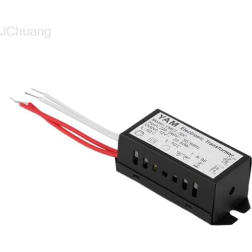 1Pc AC 220V to 12V short-circuit protection Halogen Lamp Electronic Transformer Power Supply LED Driver
