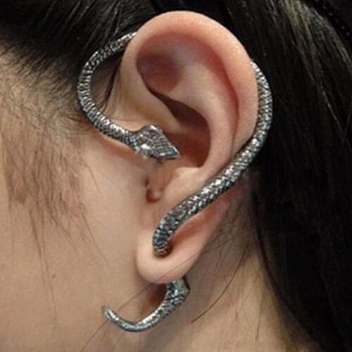 1Pc Fashion Punk Ear Cuff Snake Shape Earring Jewelry Accessory