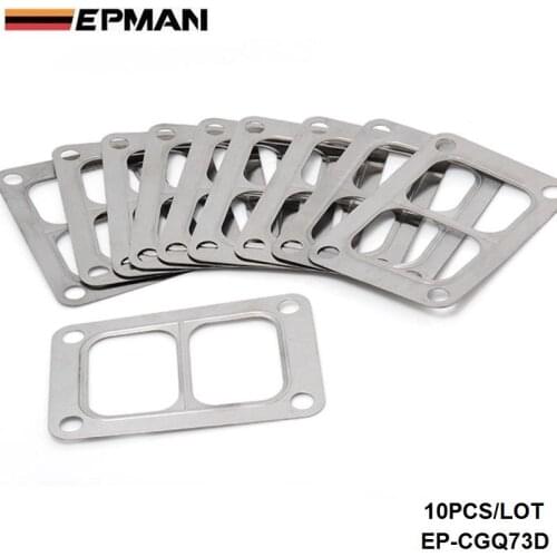 10PCS/LOT Jdm T6 Exhaust Divided Inlet Fit Twinscroll Turbocharger 4 Bolt Divided Gasket EP-CGQ73D