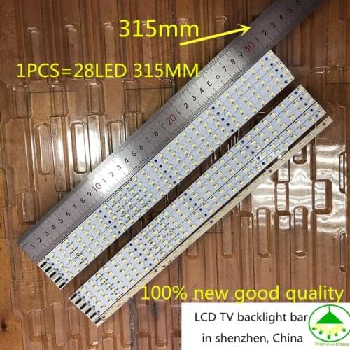 4PCS/Lot V500HJ1-LE1 LED Strip For LC-50LE442U V500H1-LS5-TLEM4/TREM4 TLEM6/TREM6 1 PCS=28LEDs 315MM
