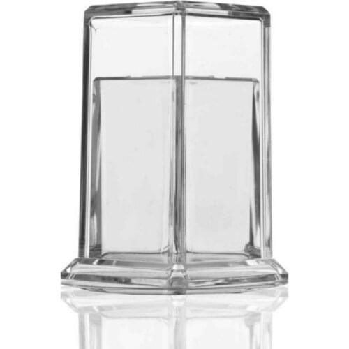 Desktop Decoration Accessories Square Acrylic Transparent Lid Toothpick Storage Box Exquisite Toothpick Holder Tube