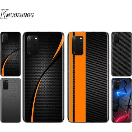 Car Carbon fibre For Samsung S20 FE A91 A81 A72 A71 A52 A51 A42 A41 A32 A31 A21 A12 Lite Transparent Phone Case