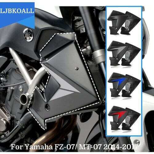 Motorcycle Radiator Side Panels Frame Protector Cover Fairing For Yamaha FZ07 MT07 MT-07 FZ-07 2014 2015 2016 2017 Accessories