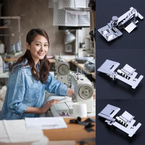 Household Sewing Machine Part Binder Foot Domestic Multi-Function Sew Machine Accessories Shell Hemmer Presser Foot