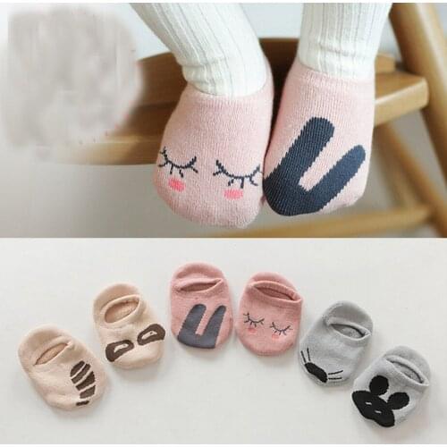 Unisex Baby socks floor sock baby boys socks girls kids Children cutu animal rabbit rat bear pattern socks cotton