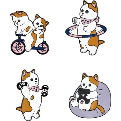 Aesthetic Enamel Brooches Badges Art Pins For Women Cute Dog Decorative Badges Metal Lapel Pins Accessories Brooch On Backpack