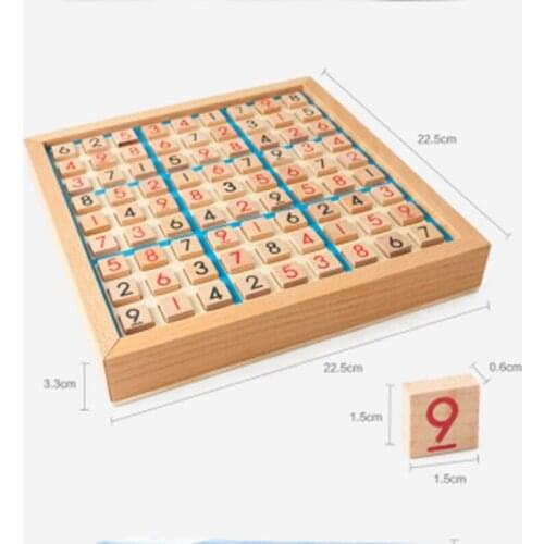 Best Sale Children Sudoku Chess Beech International Checkers Folding Game Table Toy Gift Learning & Education Puzzle Toy