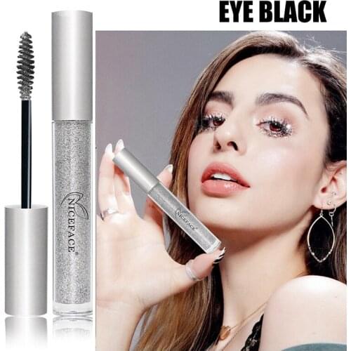 Fine Eyelash Brush Mascara Rhinestone Waterproof Curling Not Smudges Fine Mascara SK88