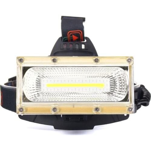 JIGUOOR 1300LM 3 Lighting Modes Adjustable Base 30W COB LED Headlamp Cycling Lamp For Outdoors Cycling 18650 Led Lights