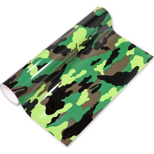 Camouflage Heat Transfer Vinyl for Fabric Iron on Transfer Vinyl HTV Tshirt Heat Press Film Print Easy Cut Weed Sheets Wholesale