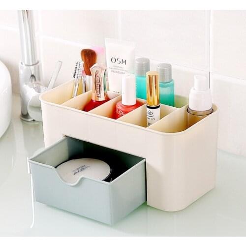 Storage Box Cosmetic case Lipstick Cases Sundries Case make up organizer rangement maquillage Small plastic Objects Box