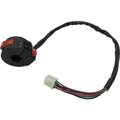 2Pcs 7 Wire Left Handlebar Switch Button Housing for 50 70 90 110 125cc ATV Quad