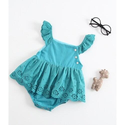 Baby Girl Summer Clothes Cotton Bodysuits Sleeveless Kids Clothes Twins 1st Birthday Gift Cute Baby Wear For Girls Body