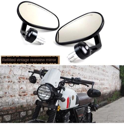 For Motorcycle Retro Modified Mirror Rearview Mirror Modified Handle Mirror Benali Cb150 msx125 vespa gts 300 Retroreflector