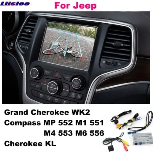 Liislee Reversing Camera Interface Original Monitor Upgrade For Jeep Grand Cherokee Compass WK2 KL MP 552 M1 551 M4 553 M6 556