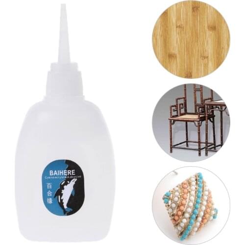 Instant Strong Super Glue 502 Cyanoacrylate Adhesive Wood Rubber Leather Craft 32CB