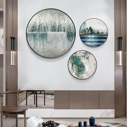 Traditional Chinese Style Landscape Mountain Abstract Wall Art Picture Posters Prints For Living Room Home Canvas Painting Decor