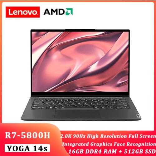 Lenovo YOGA 14s 2021 laptop Ryzen 7 5800H 16GB RAM 512GB SSD 14inch FHD IPS screen Notebook computer Ultrabook