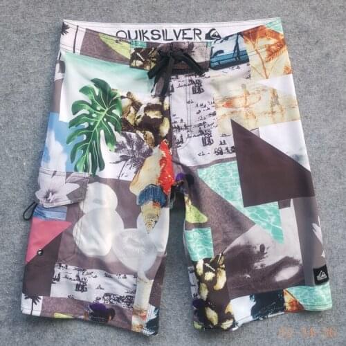 2021 Mens High Quality Brand Fast Dry Board Shorts Waterproof Beach Fitness Gym Surf Boardshorts Summer Boxer Elastic