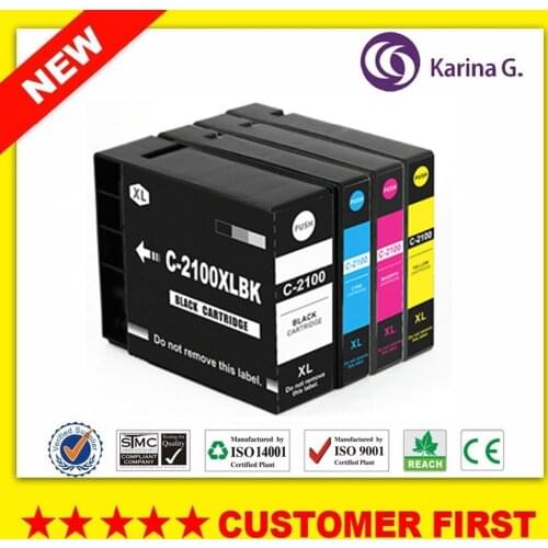 Compatible For Canon PGI2100 PGI-2100 PGI2100XL ink Cartridge Full ink For Canon MAXIFY Ib4010 IB4110 MB5110 MB5310 MB5410 etc