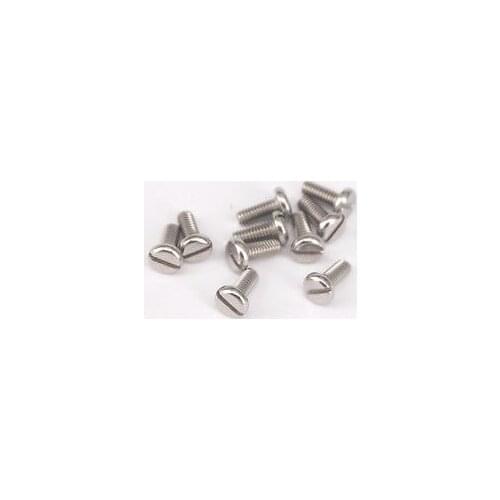 50pcs M2.5 304 Stainless Steel Slotted Cheese Pan Head Machine Screws