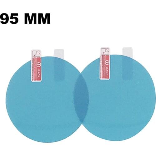 Motorcycle Rear View Mirror Film Waterproof Film, Universal Rain and Fog Protection Film Anti-glare Film for Rear View(95*95MM)