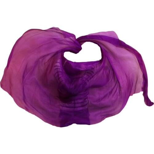 2019 high quality 100% silk belly dance veils dancing veils womens sexy veil wholesale Size and color can be customized