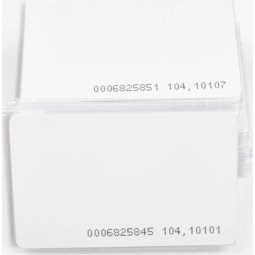 100pcs RFID Cards 125KHz EM4100 TK4100 Smart Card Proximity RFID Tag for Access Control