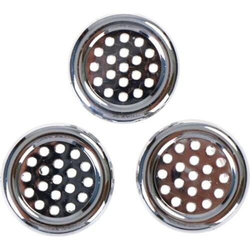 3pcs/lot Overflow ring Basin Sink Round Overflow Cover Ring Insert Replacement Tidy Chrome Trim Bathroom Accessories