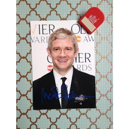 Hand signed Martin Freeman autographed photo 5*7 autographs in ink 3 versions 069A