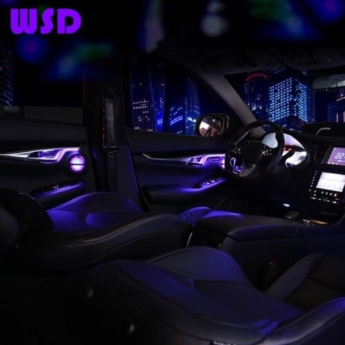 Car ambient light for Infiniti QX50 speaker luminous cover, interior accessories, 64-color door interior lights, original instal