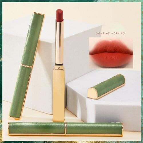 Lip Gloss Non-faded Long-lasting Rendering Matte Velvet Lipstick Waterproof Moisturizing Thin Tube Lip Gloss Lip Makeup Cosmetic