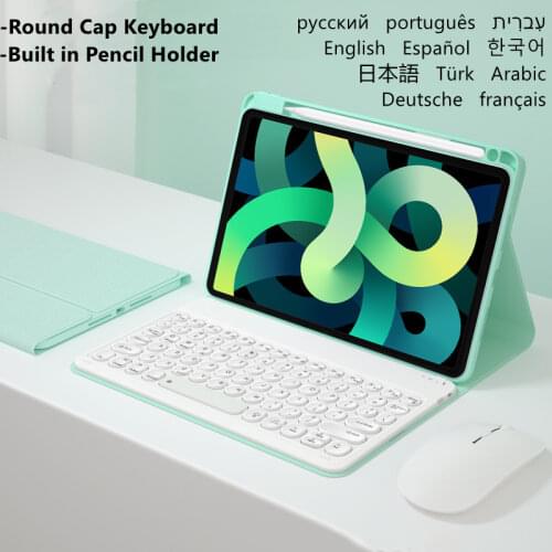 Funda For Huawei Matepad 10 4 Keyboard Case Mouse Cover For Huawei Tablet Honor Pad V6 10.4 Tablet Magnetic Stand Cover Keyboard