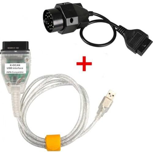 For BMW INPA K+CAN K CAN INPA With FT232RL Chip with Switch for BMW INPA K DCAN USB Interface Cable With 20PIN for BMW
