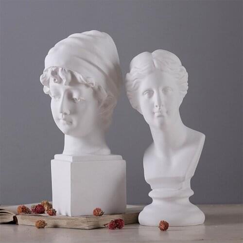European minimalist creative goddess Venus art crafts plaster statue The living room entrance office decoration free shipping