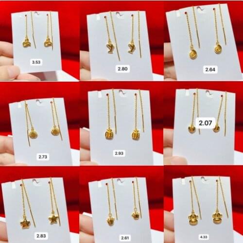 HX 24K Pure Gold Earring Real AU 999 Solid Gold Earrings Nice 3D Rose Upscale Trendy Classic Fine Jewelry Hot Sell New 2020