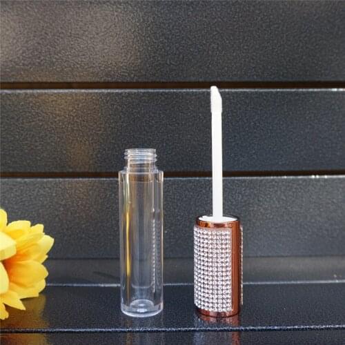 2PCS 5ml Round Lip Gloss Tubes Clear Plastic Empty Lip Gloss Containers lipgloss Bottles Cosmetic Packaging Containers
