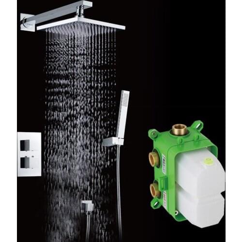 Temperature control shower shower shower set of flower is aspersed full copper flower is aspersed waterfall project