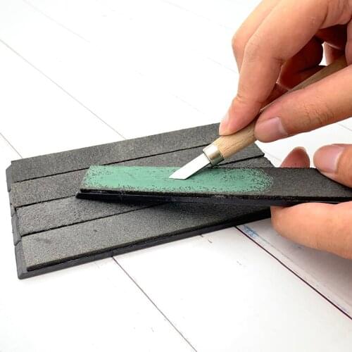 Leather article Razor grinding Polishing paste black leather Polish belt cowhide Honing Strop knife sharpening wax kitchen bar