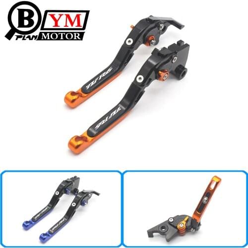 Laser Logo(YZF R6) Blue+Titanium CNC Adjustable Motorcycle Brake Clutch Levers For Yamaha YZF R6 1999 2000 2001 2002 2003 2004