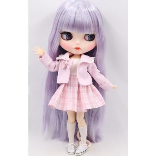ICY DBS Blyth doll 1/6 bjd white skin hand-painted face sleep eyes joint body for girl gift BL2137/6909